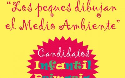 Dibujos y sistema de votación del concurso “Los peques dibujan el Medio Ambiente”