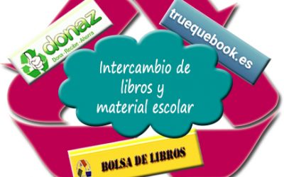 Intercambio de libros y material escolar