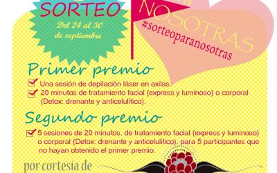 Sorteo “Para Nosotras” con “MyEstetic”