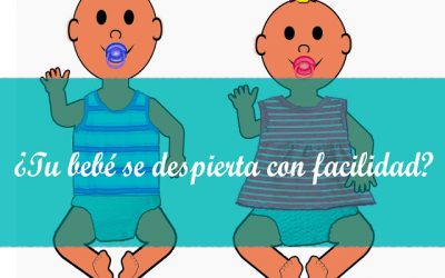 Qué hacer si tu bebé se despierta con facilidad.