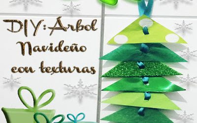 DIY: Árbol de Navidad con texturas variadas