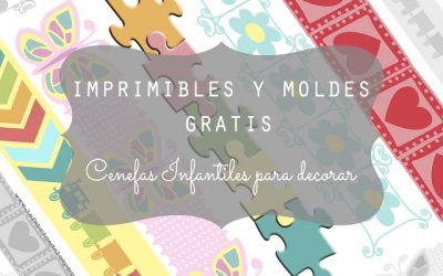 Imprimibles y moldes gratis: cenefas infantiles para decorar