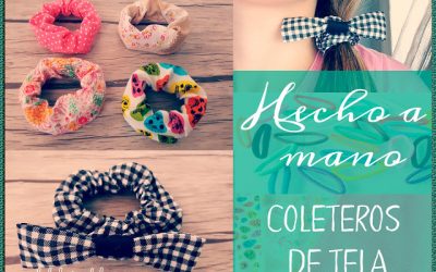 Hecho a mano: Coleteros de tela.