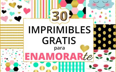 30 Imprimibles gratis para enamorarte