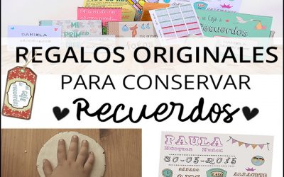 Regalos originales para conservar recuerdos