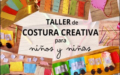 Taller de costura creativa para niños y niñas.