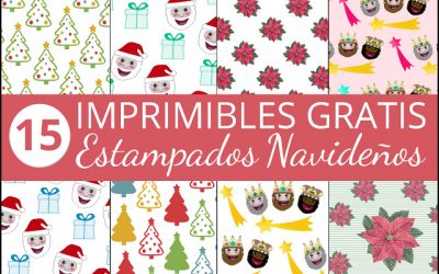 15 Imprimibles gratis: estampados navideños