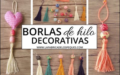 Borlas de hilo decorativas