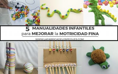 Cinco manualidades infantiles para mejorar la motricidad fina